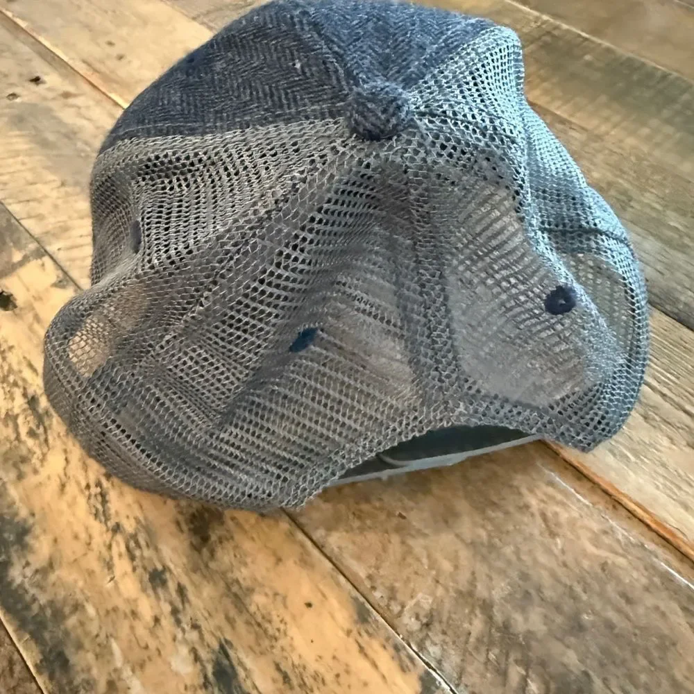 Coloradical Blue Herringbone Snapback Hat Mountain Patch Colorado Adjustable